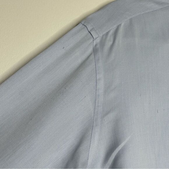 Hugo Boss Light Blue Knit Button Down Dress Shirt - Picture 6 of 11